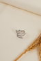 Heliophilia Silver Anillo de Metal en Plata con Circonia